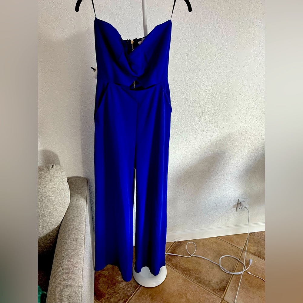 Blue jumpsuit